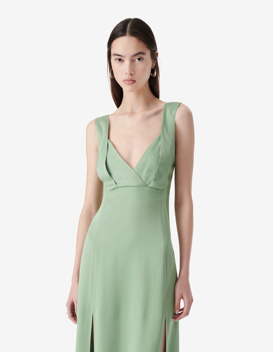 STRAPLESS MIDI DRESS