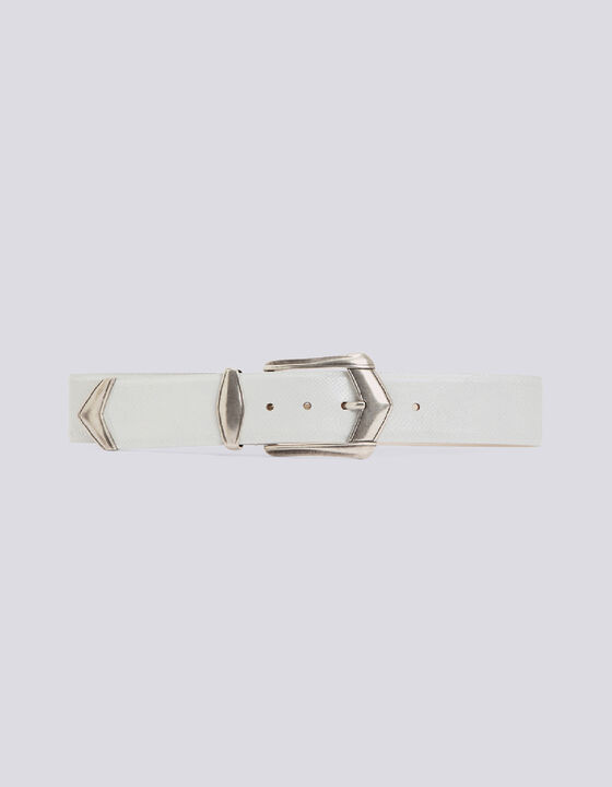 TULPA WIDE LEATHER WESTERN BUCKLE BELT