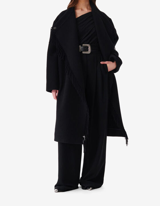 ONG FRINGED COAT