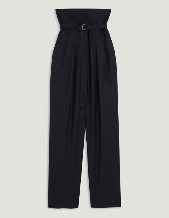 FOLARDI ULTRA HIGH RISE TROUSER PANTS