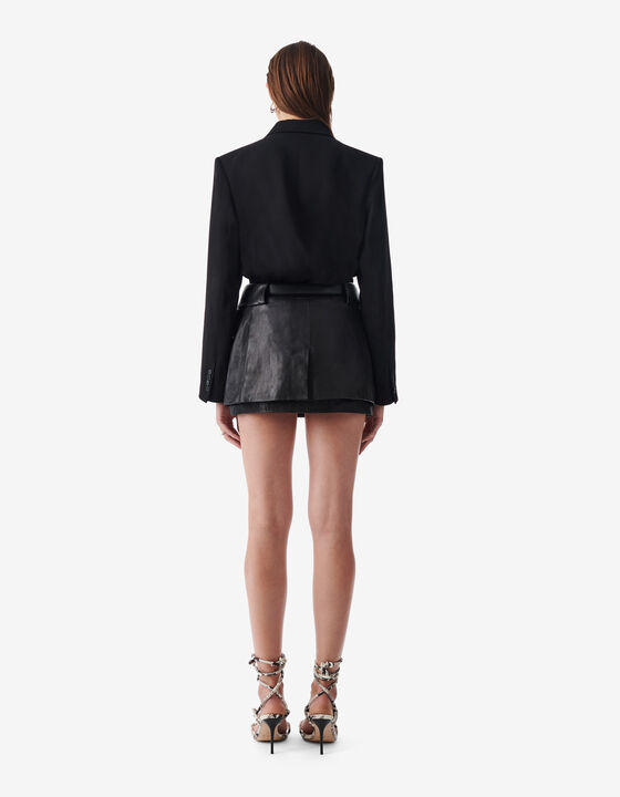 LEATHER SKIRT