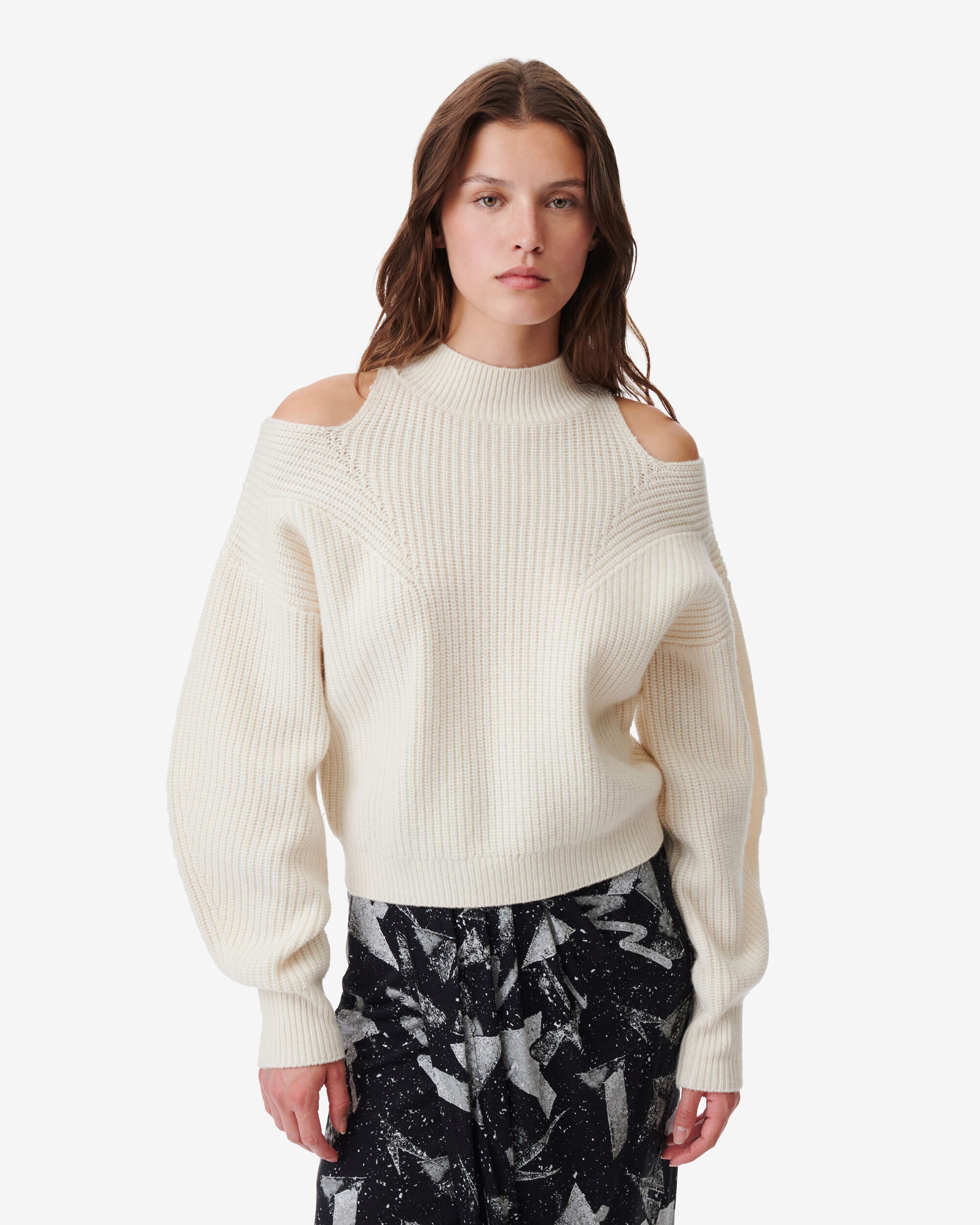Zara cut 2025 out shoulder sweater