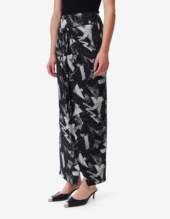 JUPE LONGUE IMPRIM&Eacute; GALAXIE