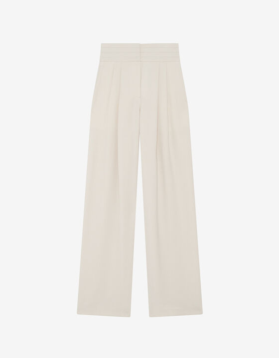 HIGH-RISE WIDE-LEG PANTS