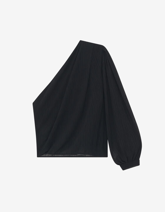 GATHERED ASYMMETRICAL TOP
