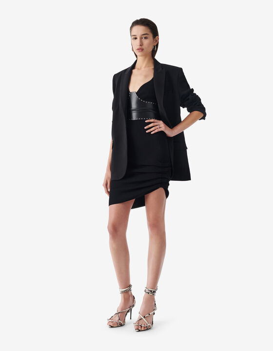 ROBE COURTE CÔTELÉE