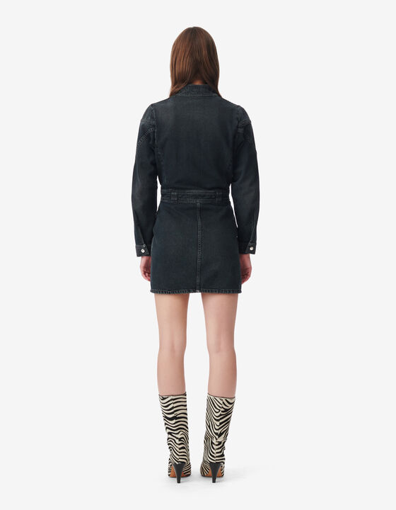 DENIM MINI DRESS