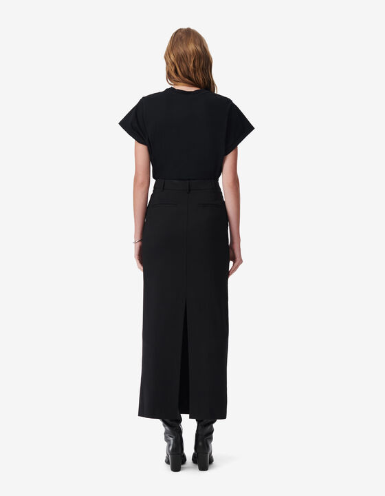 MAXI WOOL SKIRT