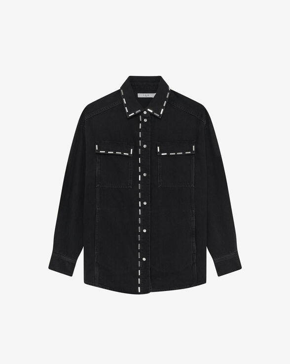 DANIL STUDDED DENIM SHIRT