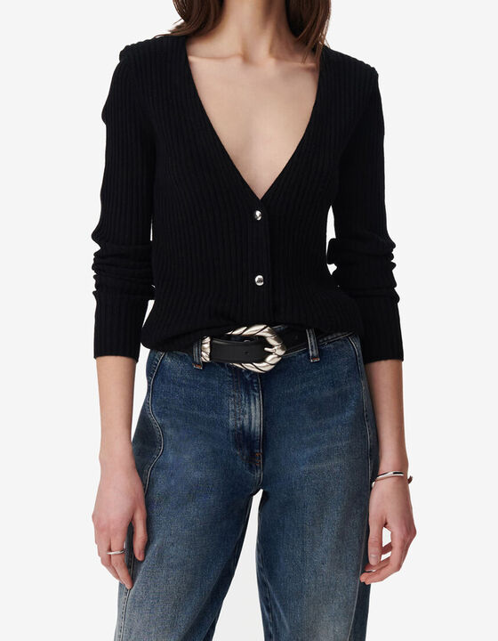CASHMERE V-NECK CARDIGAN