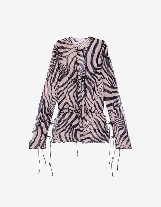 PRINTED LONG-SLEEVED TOP