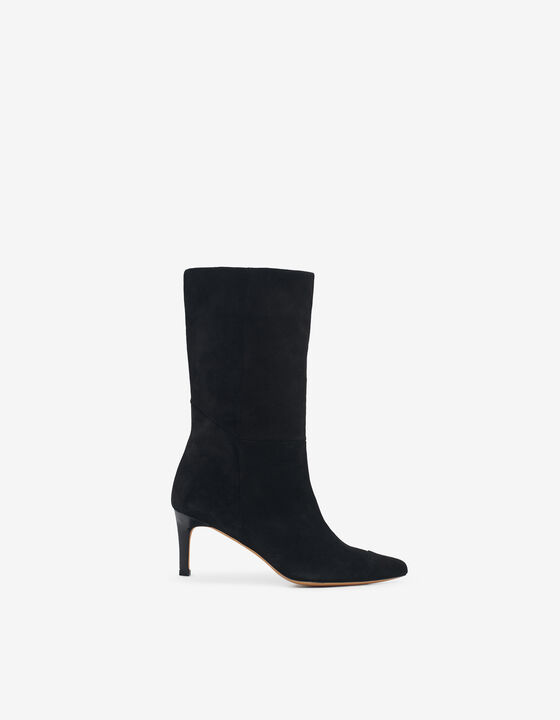 SUEDE LEATHER ANKLE BOOTS