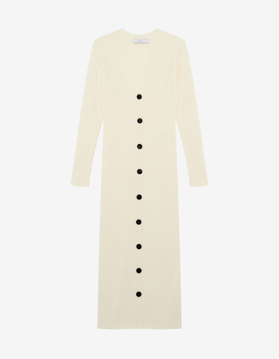 LONG RIBBED DRESS