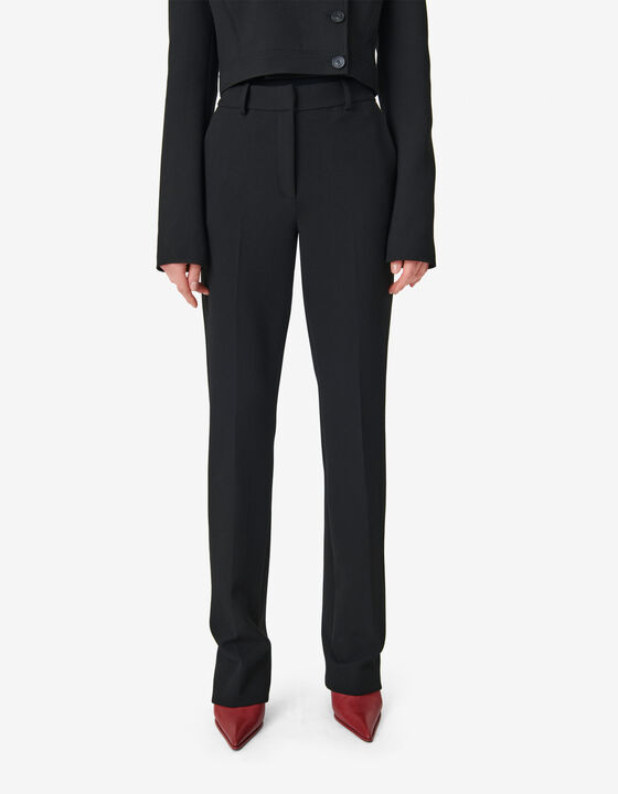 STRAIGHT-LEG SUIT PANTS