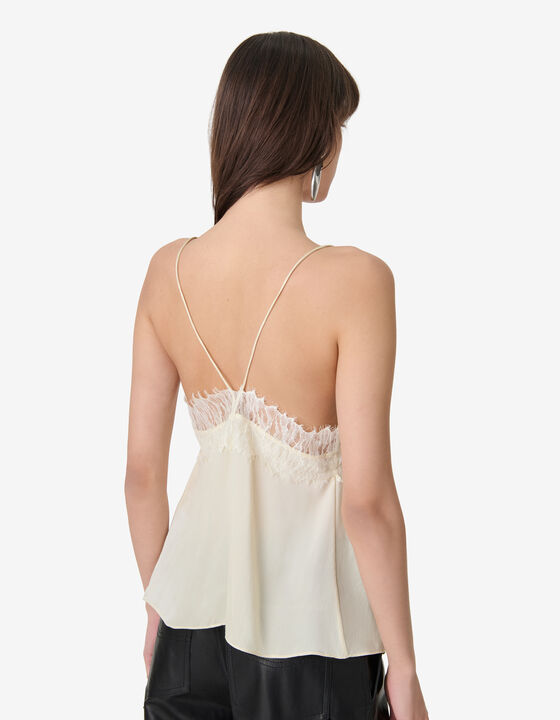 SILK AND LACE CAMISOLE