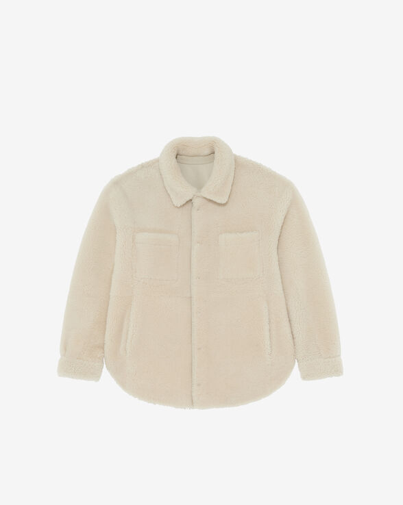 SURCHEMISE EN CUIR RÉVERSIBLE JANAEL