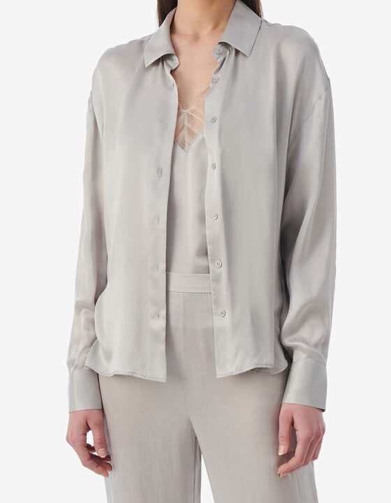 CHEMISE FLUIDE EN SOIE