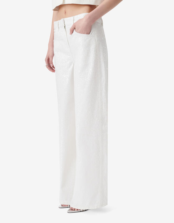 PANTALON À SEQUINS