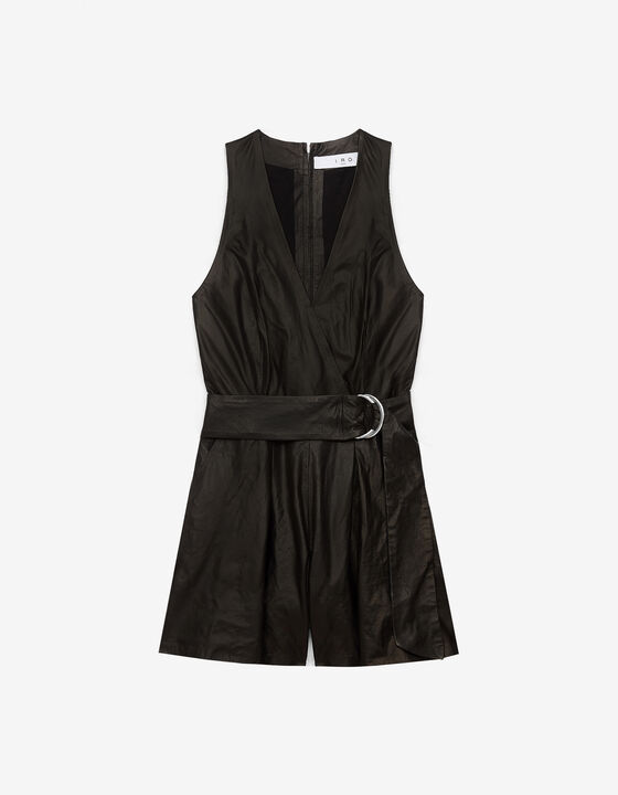 LEATHER PLAYSUIT