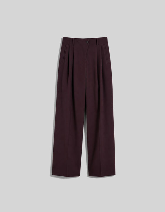 PANTALON LARGE TAILLE HAUTE