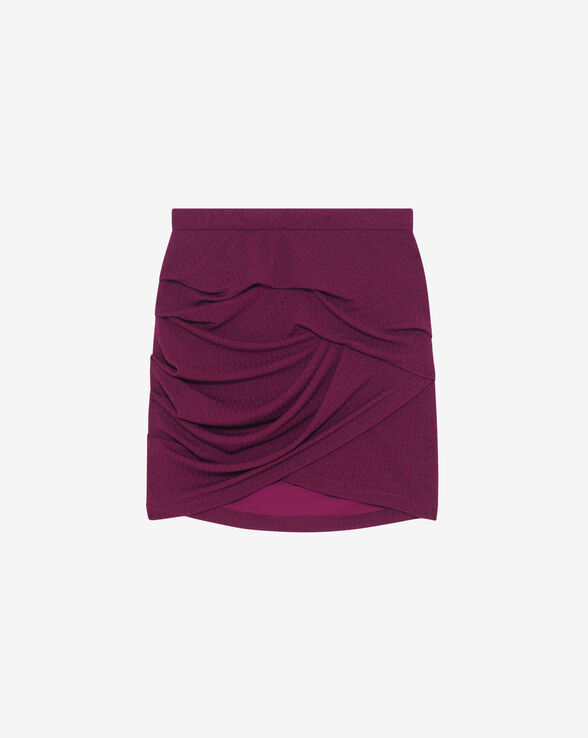 MENIA SHORT LUREX JERSEY SKIRT