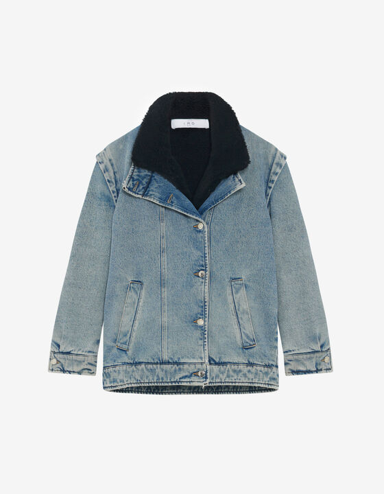 PADDED DENIM JACKET