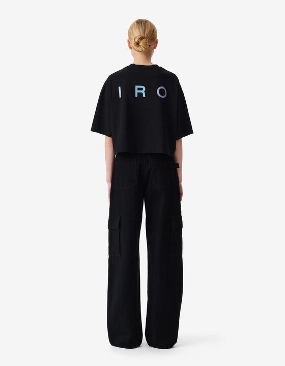 T-SHIRT RACCOURCI &Agrave; LOGO