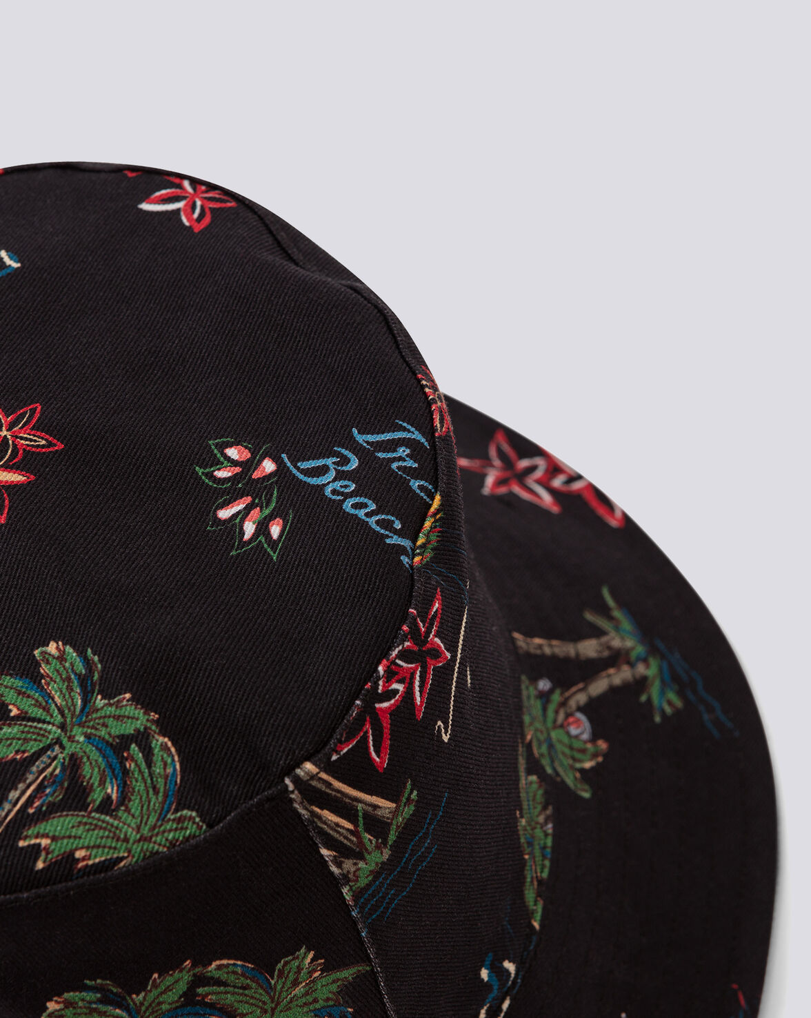 CARDI HAWAIIAN PRINT BUCKET HAT image number null
