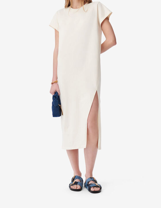 SLIT T-SHIRT DRESS