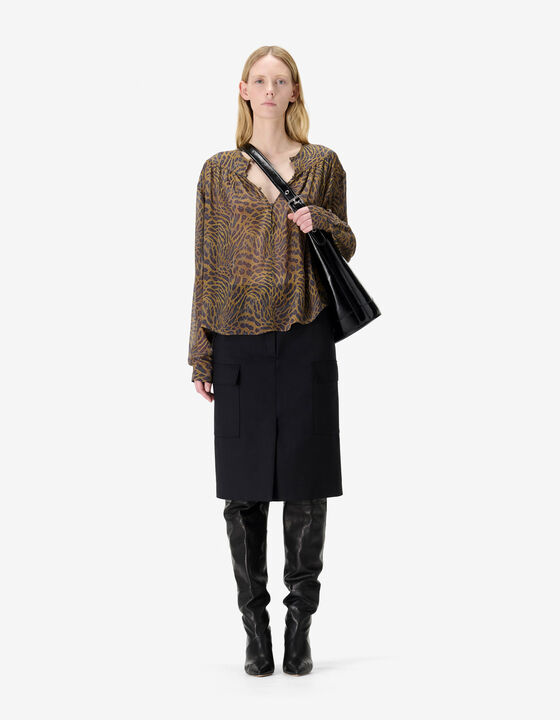 PRINTED BLOUSE