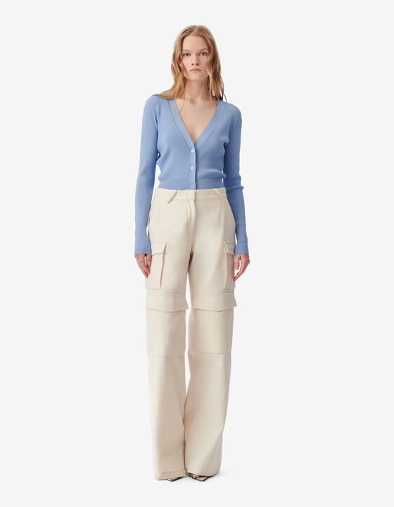 CARDIGAN CÔTELÉ