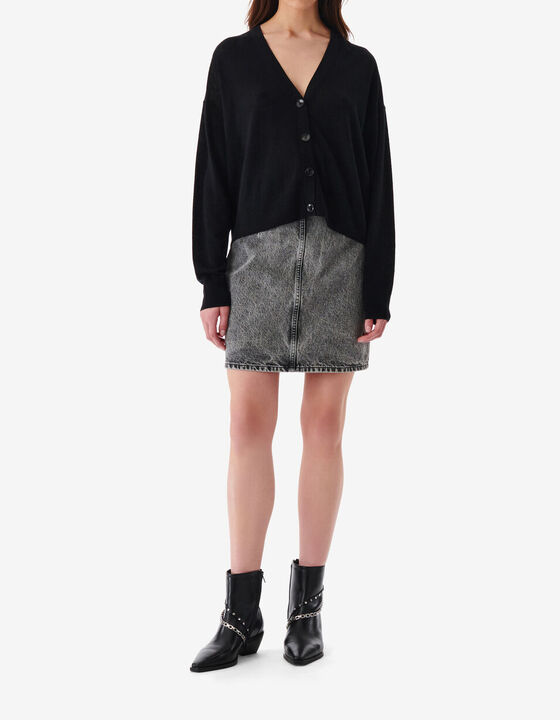 OVERSIZED V-NECK CARDIGAN