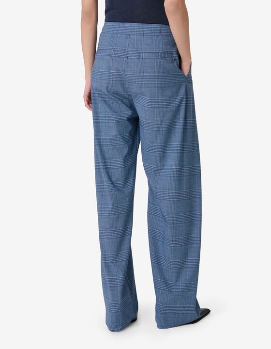PLEATED SUIT PANTS
