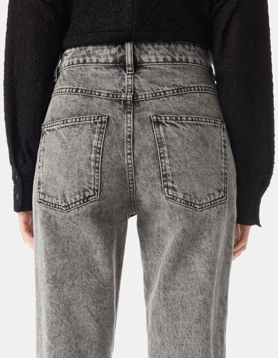 FADED STRAIGHT JEANS