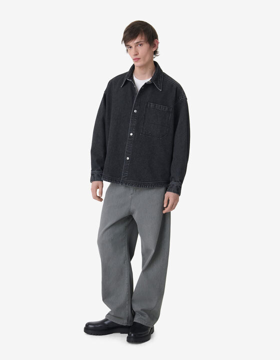 CHEMISE OVERSIZE EN DENIM