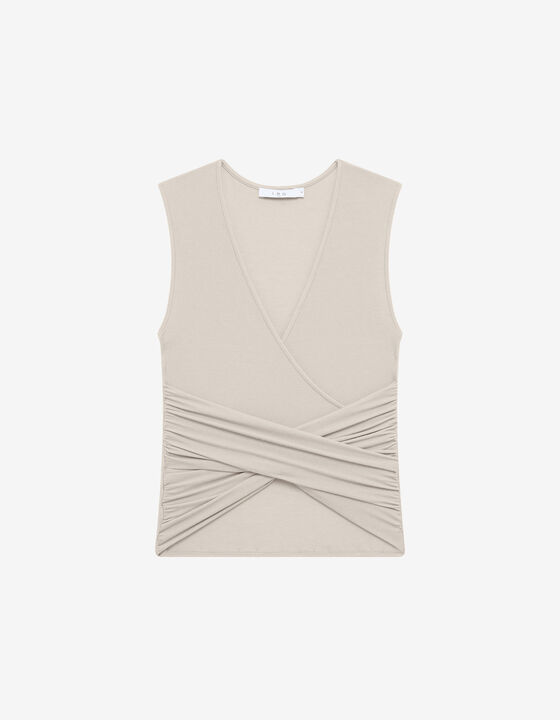 LUREX DRAPED TOP