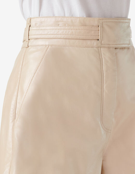 LEATHER SHORTS