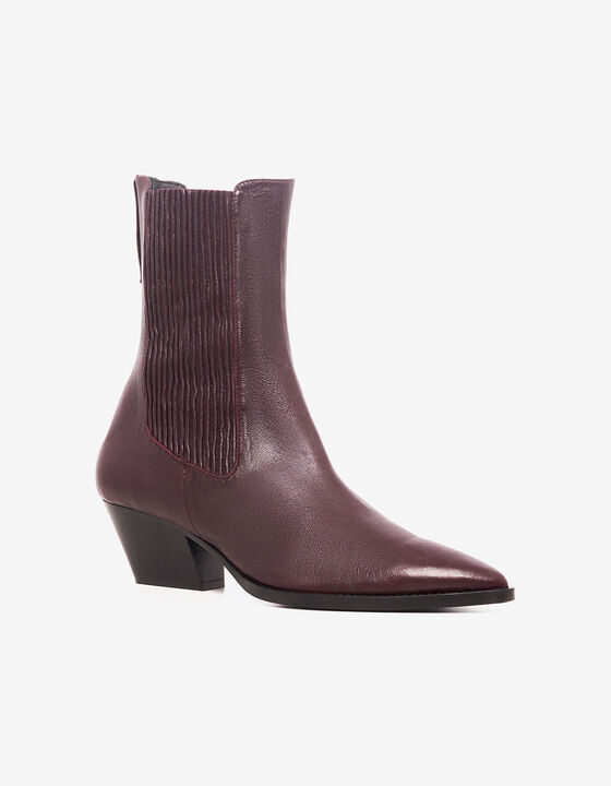 BOTTINES EN CUIR