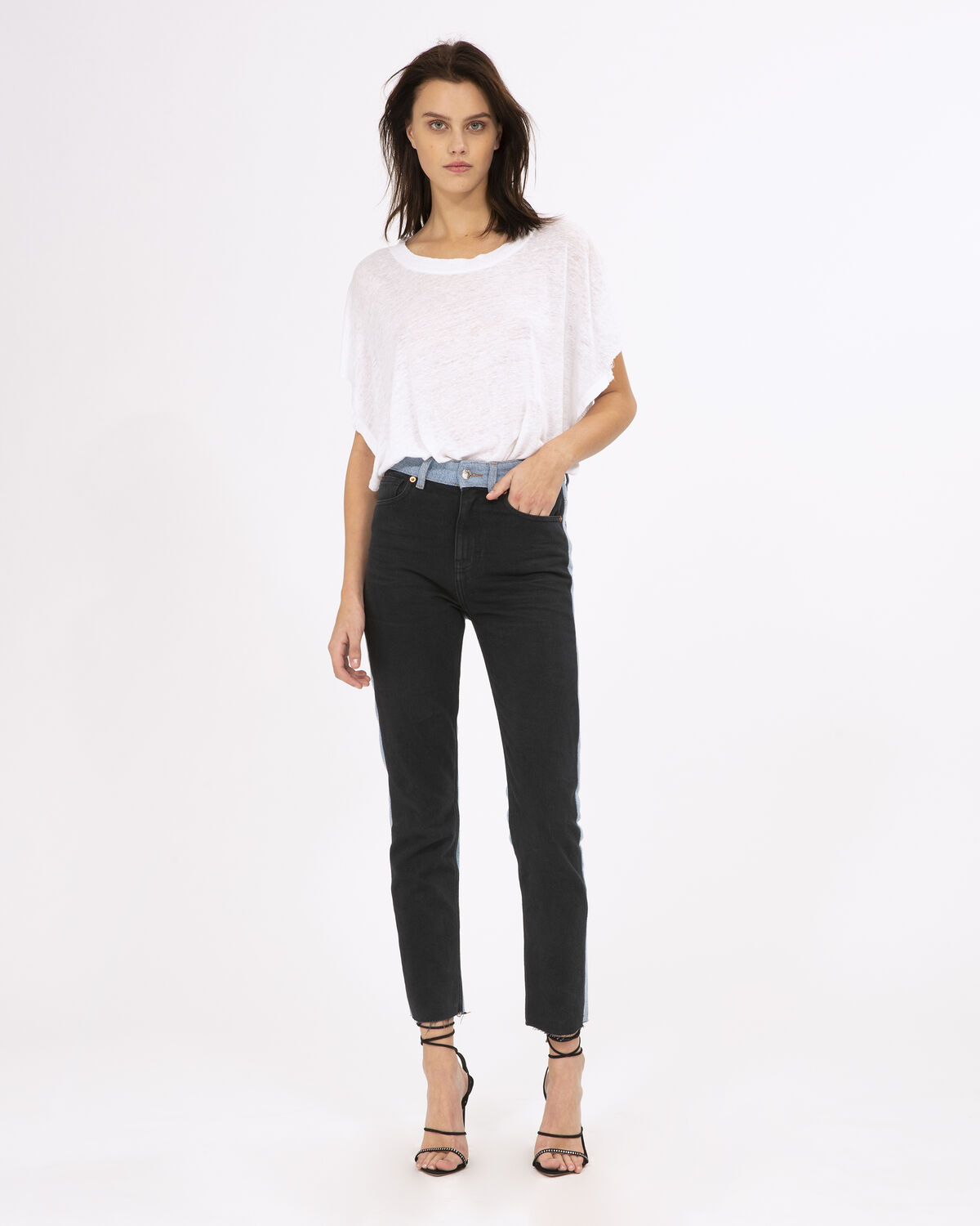 Reverent Jeans Black And Blue Denim by IRO Paris