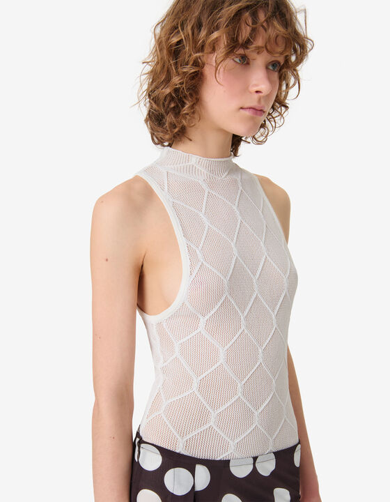 OPENWORK KNIT BODY