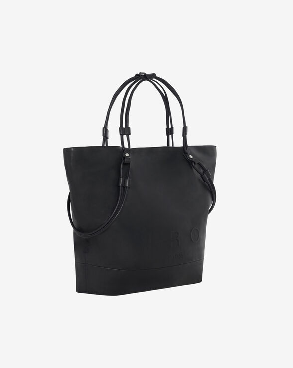 TOTIRO LEATHER LOGO TOTE BAG