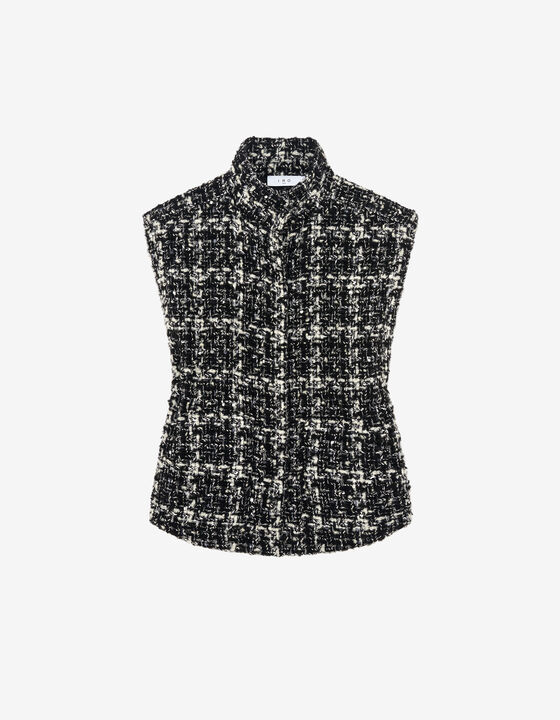 TWEED SLEEVELESS JACKET