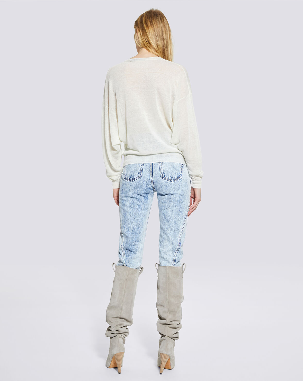 EUGENIE RELAXED CREW NECK SWEATER image number null