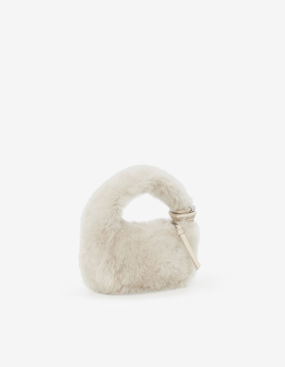 NOUÉ BABY FLUFFY LEATHER BAG