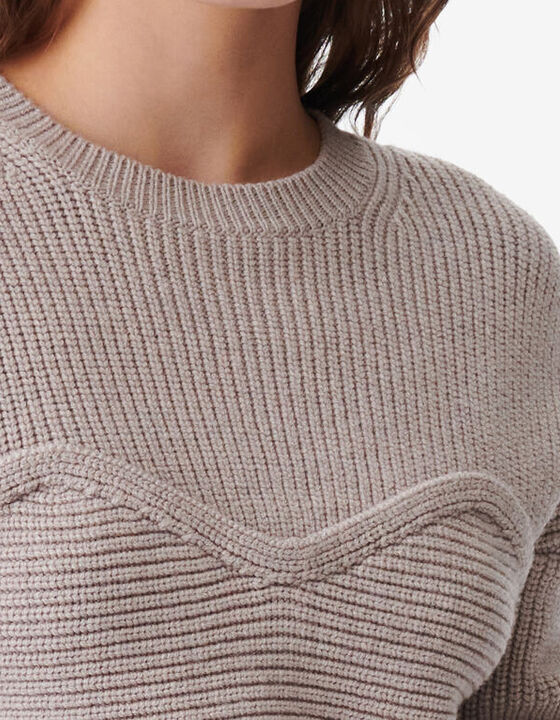 OVERSIZED ROUND-NECK SWEATER