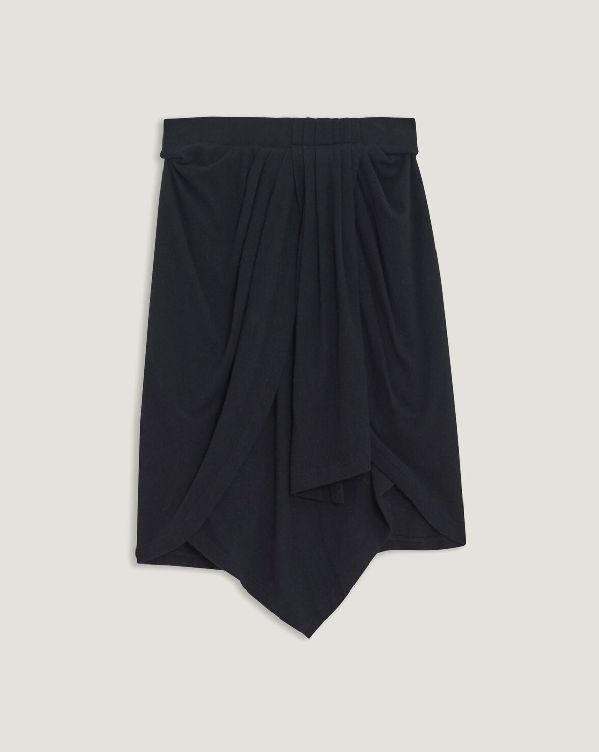 SERTA DRAPED COTTON MINI SKIRT image number null