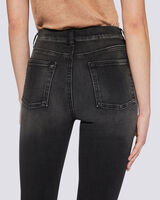 TRACCK SKINNY HIGH WAIST WASHED JEANS  image number null