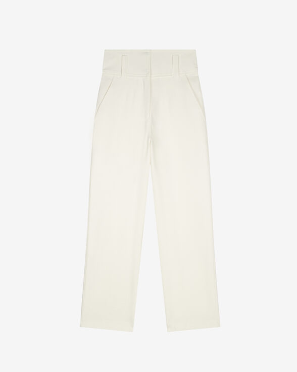 OLANIE HIGH WAISTED BELTED TROUSERS
