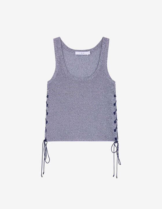 TOP LAC&Eacute; EN MAILLE