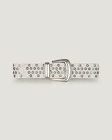 REOL ROUND STUDDED LEATHER BELT image number null